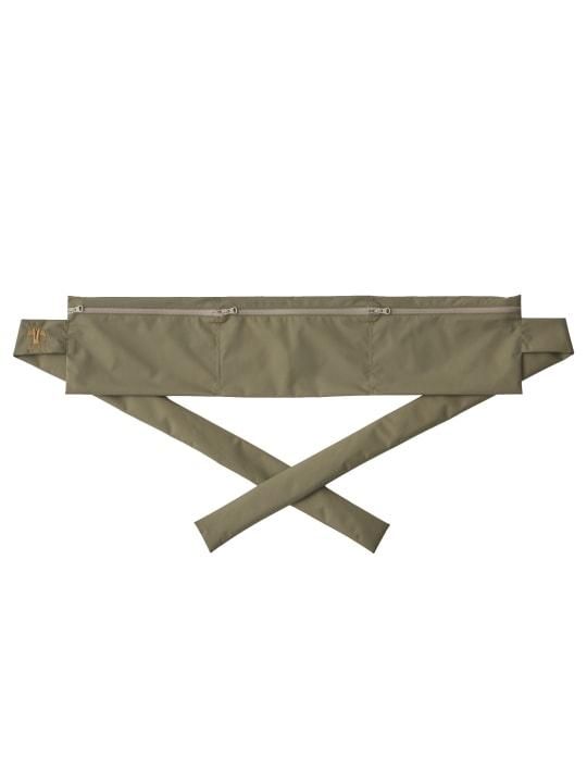 WAROBE / OBI POUCH THREE POCKETS / KHAKI photo