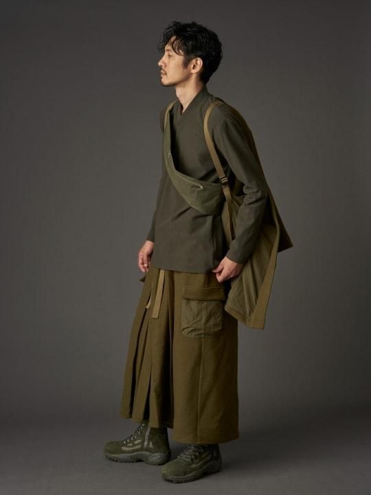 WAROBE / OBI POUCH THREE POCKETS / KHAKI photo