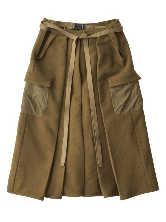 WAROBE / MELTON HAKAMA MIL / KHAKI photo
