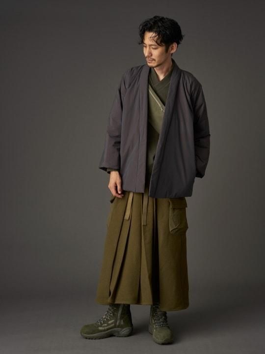 WAROBE / MELTON HAKAMA MIL / KHAKI photo