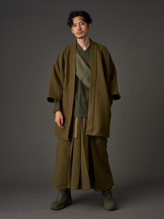 WAROBE / MELTON HAORI MIL / KHAKI photo