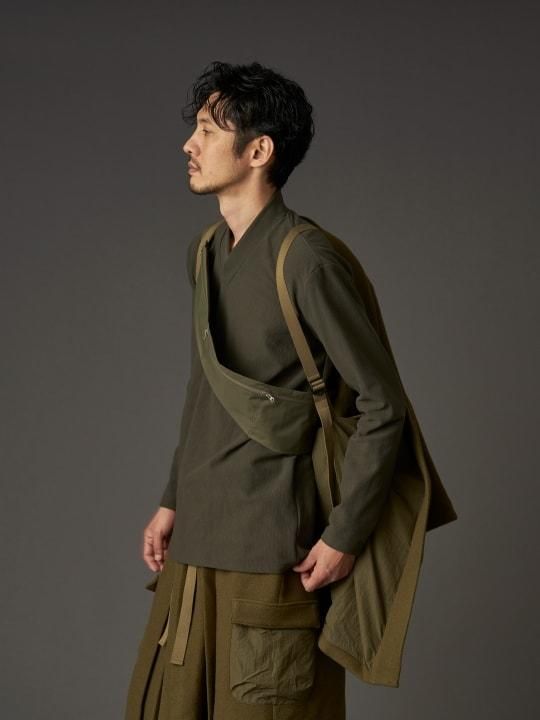 WAROBE / MELTON HAORI MIL / KHAKI photo