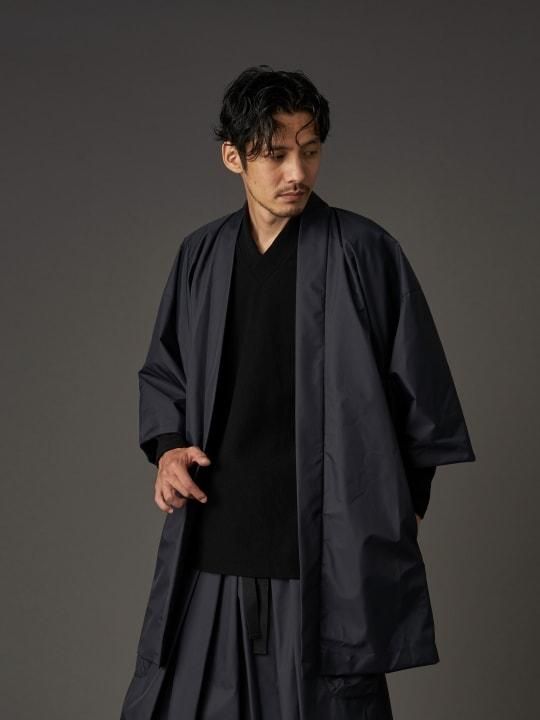 【PRE-ORDER】WAROBE / THREE LAYER HAORI TECH / BLACK photo