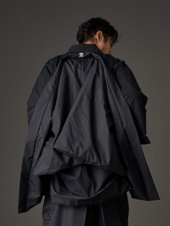 【PRE-ORDER】WAROBE / THREE LAYER HAORI TECH / BLACK photo