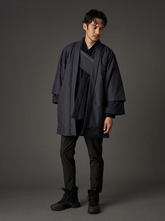 【PRE-ORDER】WAROBE / THREE LAYER HAORI TECH / BLACK photo