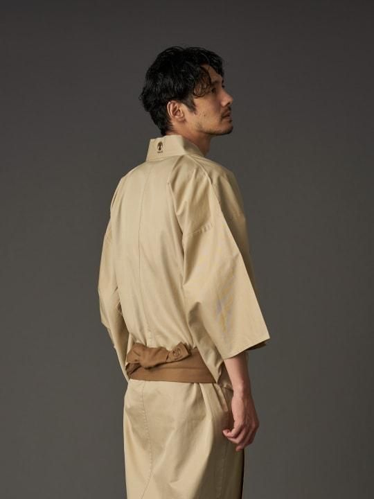 【PRE-ORDER】WAROBE / COTTON GABARDINE YUKATA / BEIGE photo
