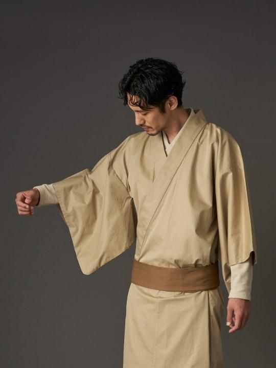 【PRE-ORDER】WAROBE / COTTON GABARDINE YUKATA / BEIGE photo