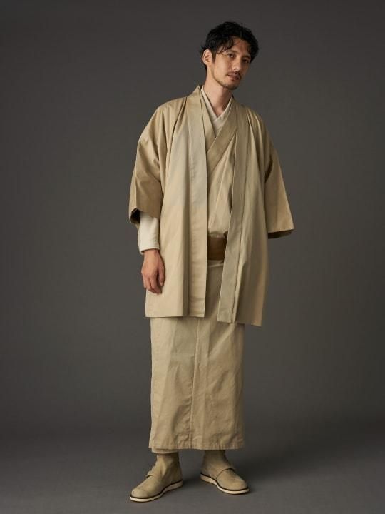 【PRE-ORDER】WAROBE / COTTON GABARDINE YUKATA / BEIGE photo