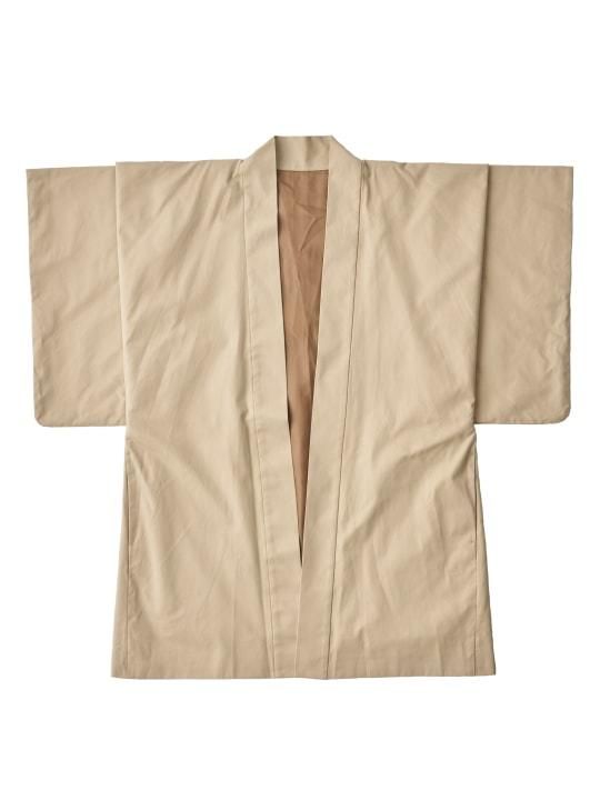 WAROBE / COTTON GABARDINE HAORI / BEIGE photo
