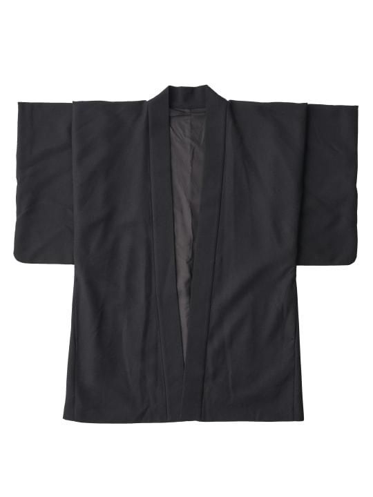 【PRE-ORDER】WAROBE / WOOL GABARDINE HAORI / BLACK photo