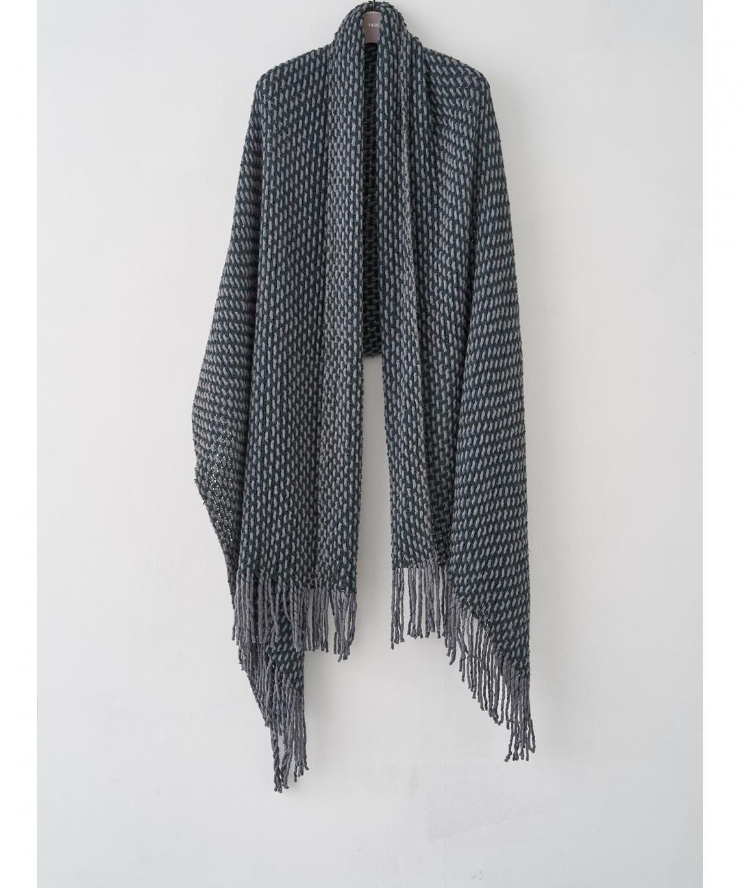 TROVE / MIX BLANKET / CHARCOAL GREEN photo