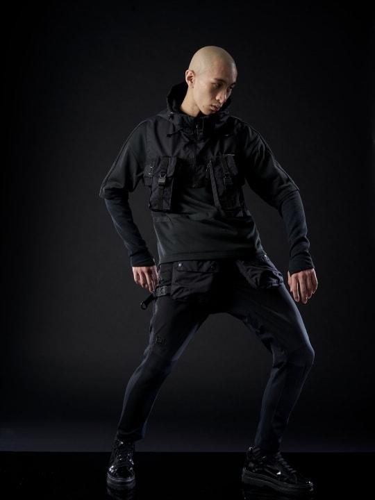TROVERTEX / TVX-HOODED-01 / BLACK photo