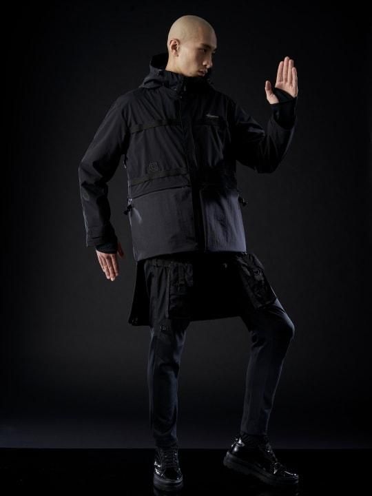 TROVERTEX / TVX-HOODED-01 / BLACK photo