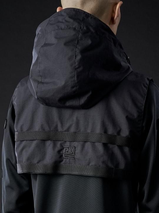 TROVERTEX / TVX-HOODED-01 / BLACK photo