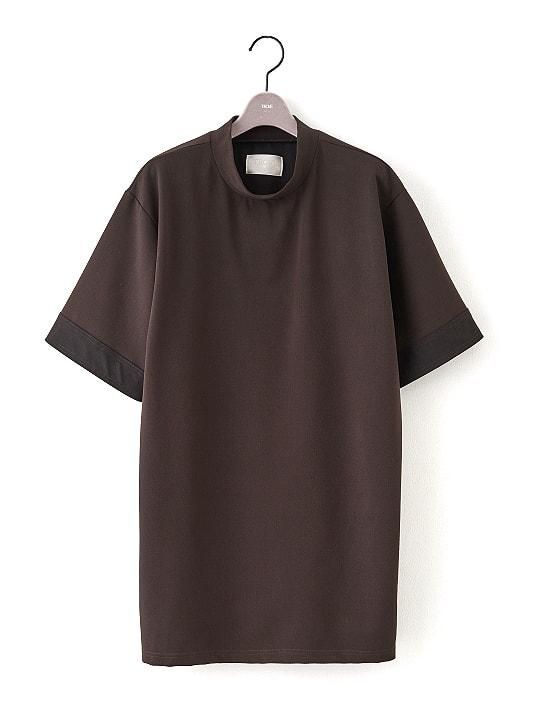 TROVE / HIGH-NECK T / DARK BROWN photo