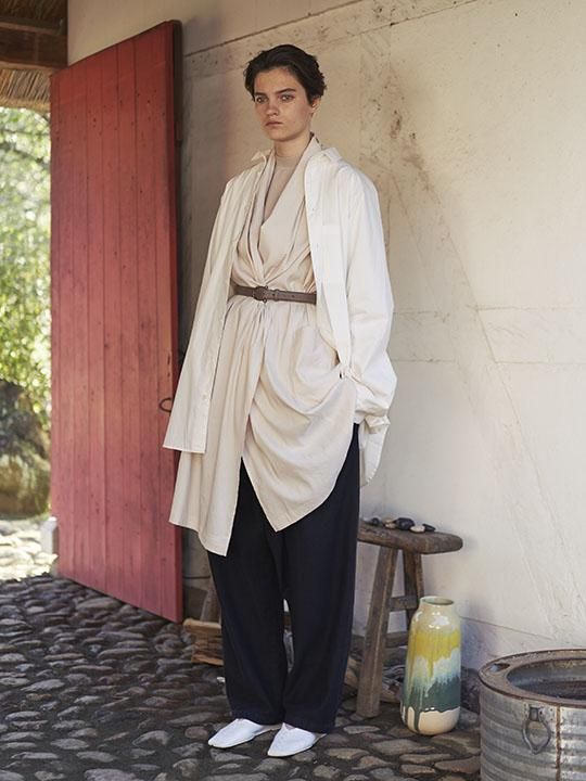TROVE / HIGH-NECK T / IVORY photo