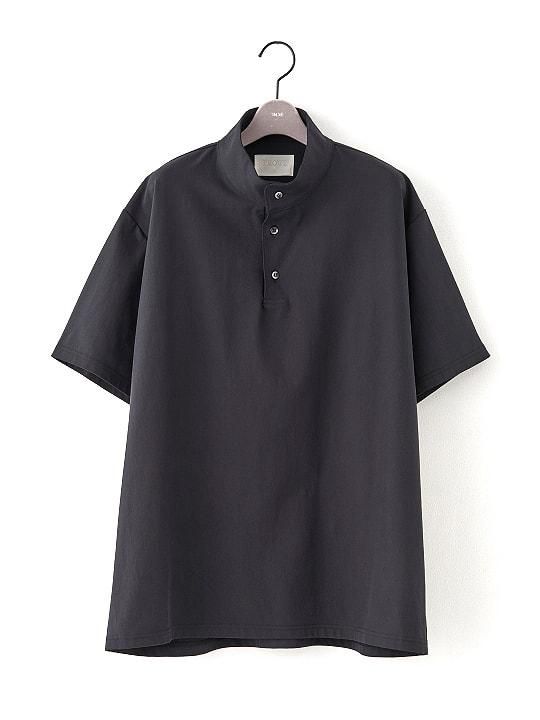 【PRE-ORDER】TROVE / HIGH-NECK POLO / BLACK photo