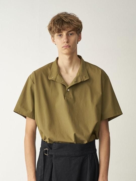 TROVE / HIGH-NECK POLO / KHAKI photo
