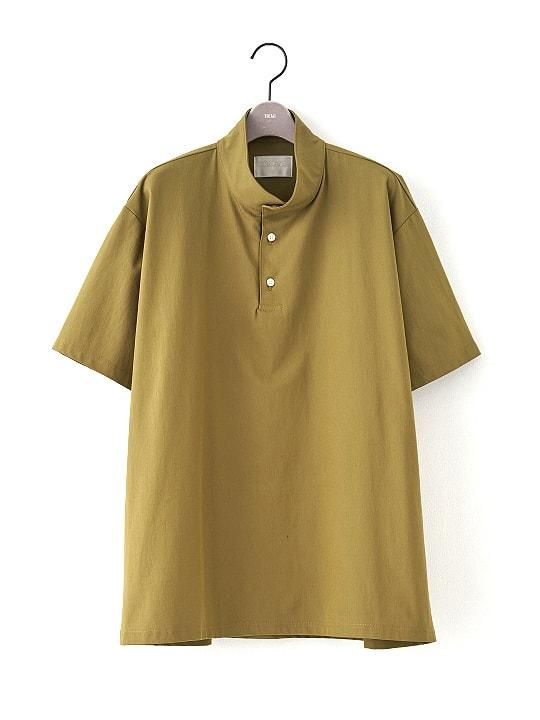 TROVE / HIGH-NECK POLO / KHAKI photo