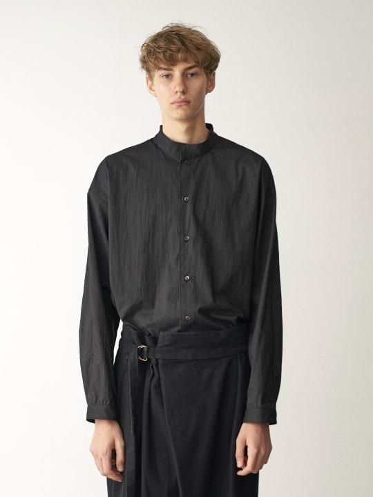 【PRE-ORDER】TROVE / STRIPE SHIRT / BLACK photo