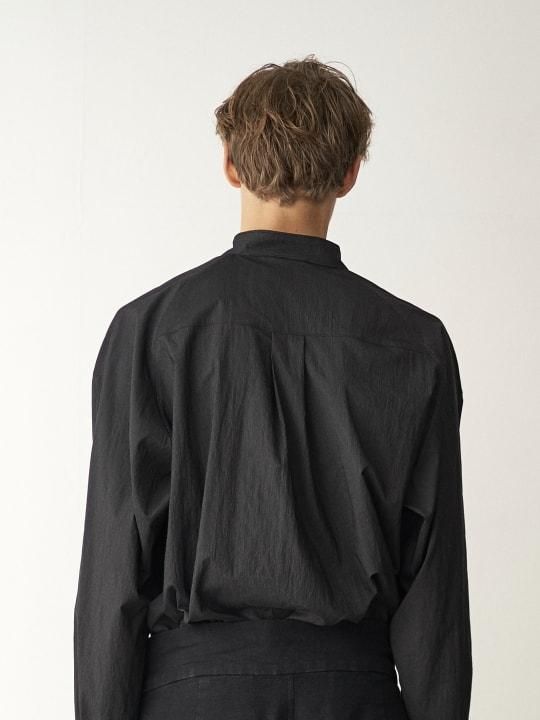 【PRE-ORDER】TROVE / STRIPE SHIRT / BLACK photo