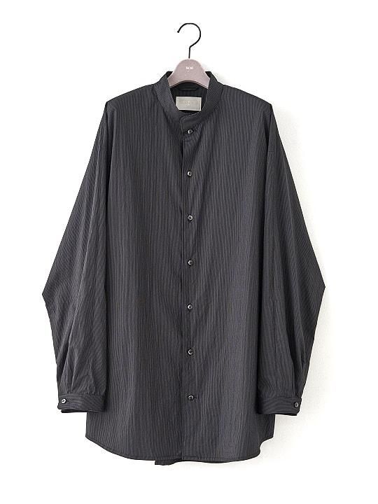 【PRE-ORDER】TROVE / STRIPE SHIRT / BLACK photo