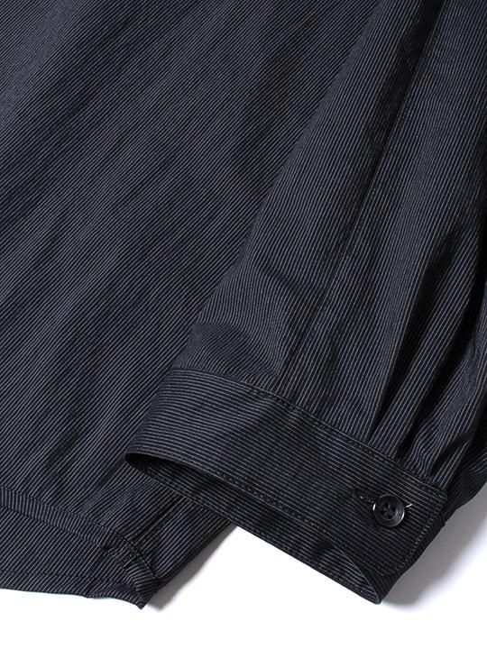 【PRE-ORDER】TROVE / STRIPE SHIRT / BLACK photo
