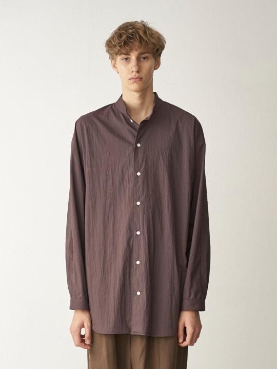 【PRE-ORDER】TROVE / STRIPE SHIRT / BROWN photo