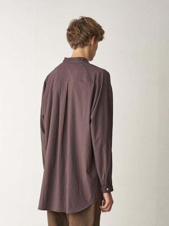 【PRE-ORDER】TROVE / STRIPE SHIRT / BROWN photo