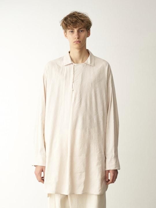 【PRE-ORDER】TROVE / LINEN PULLOVER SHIRT / ECRU photo