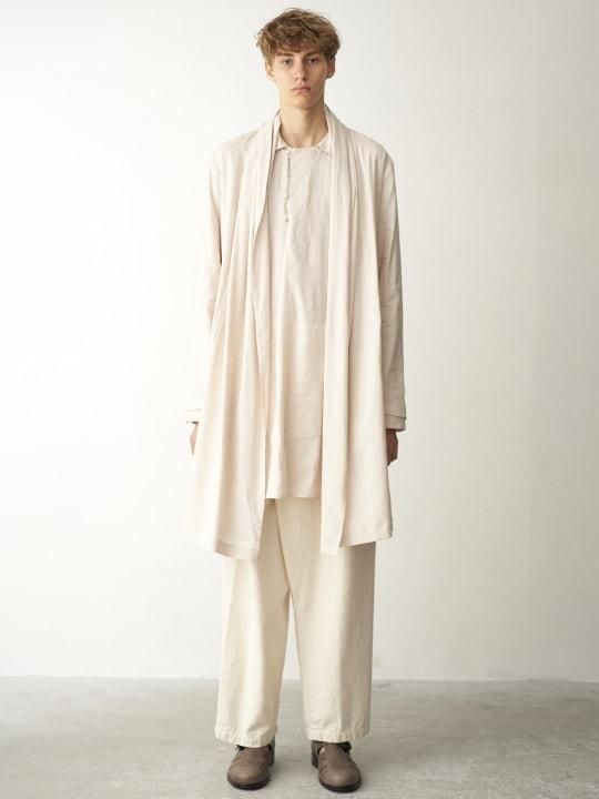 【PRE-ORDER】TROVE / LINEN PULLOVER SHIRT / ECRU photo