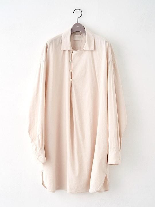【PRE-ORDER】TROVE / LINEN PULLOVER SHIRT / ECRU photo
