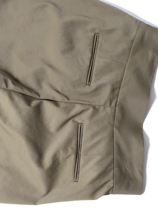 TROVE / EMBROIDERED WRAP PANTS / KHAKI photo