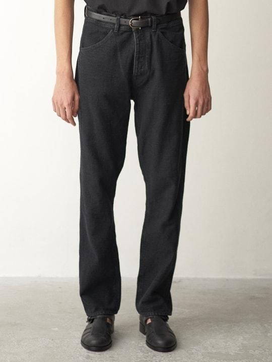 TROVE / DENIM PANTS / BLACK photo
