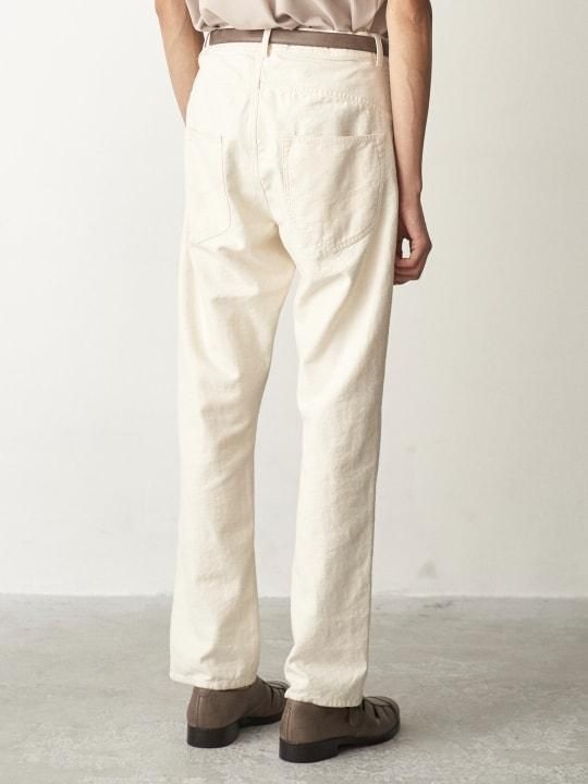 TROVE / DENIM PANTS / ECRU photo