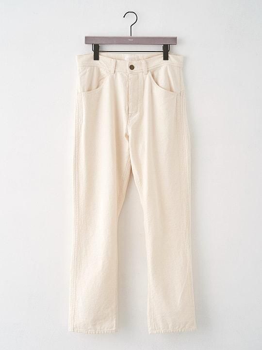 TROVE / DENIM PANTS / ECRU photo
