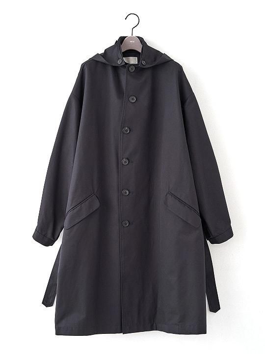 TROVE / GABARDINE COAT / BLACK photo
