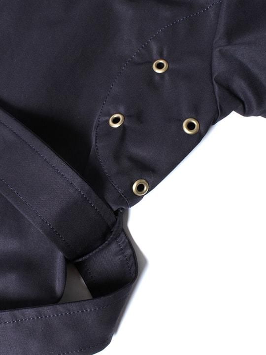 TROVE / GABARDINE COAT / BLACK photo
