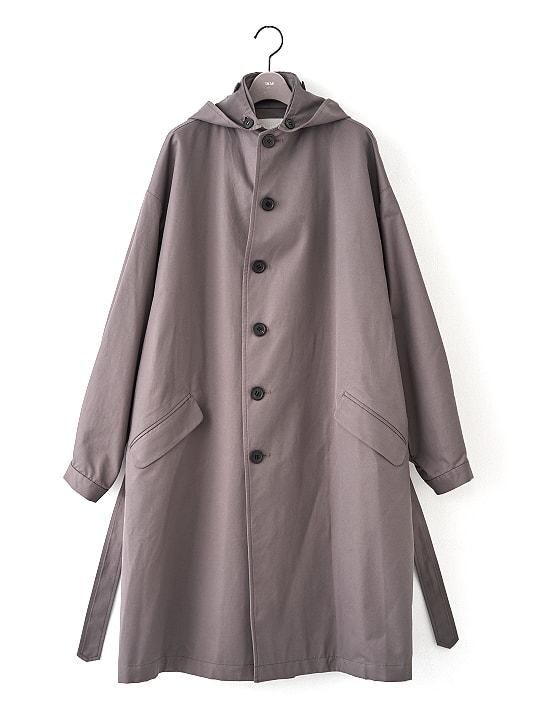 TROVE / GABARDINE COAT / GRAY photo