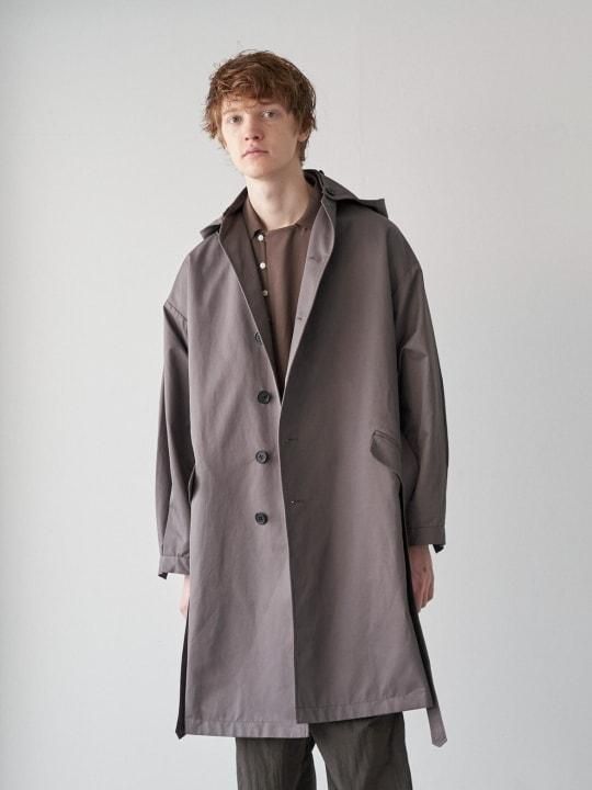 TROVE / GABARDINE COAT / GRAY photo