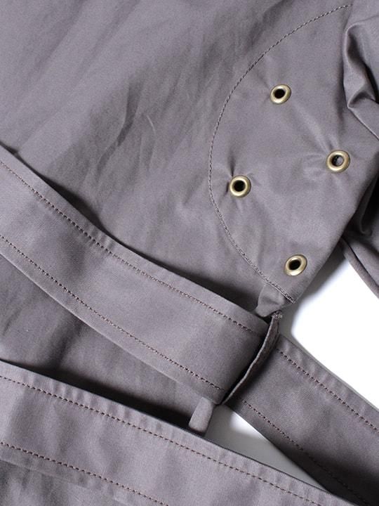 TROVE / GABARDINE COAT / GRAY photo