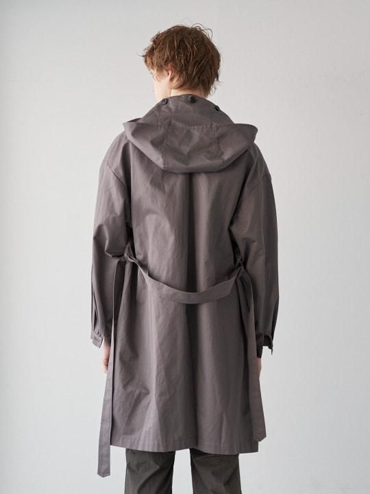 TROVE / GABARDINE COAT / GRAY photo