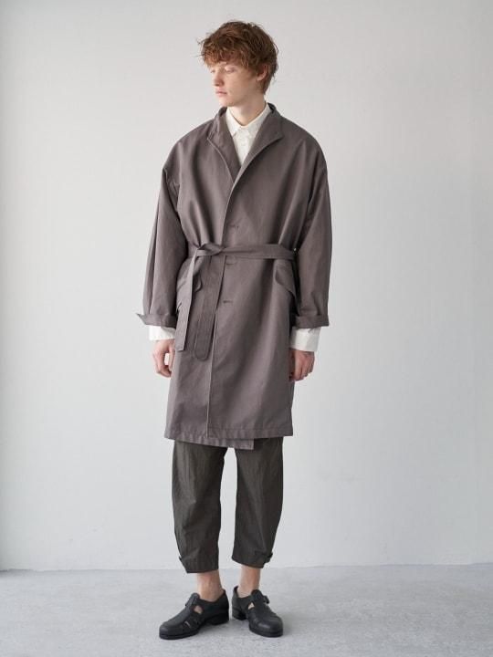 TROVE / GABARDINE COAT / GRAY photo