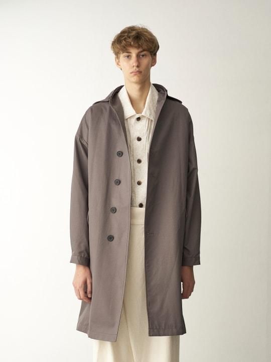 TROVE / GABARDINE COAT / GRAY photo