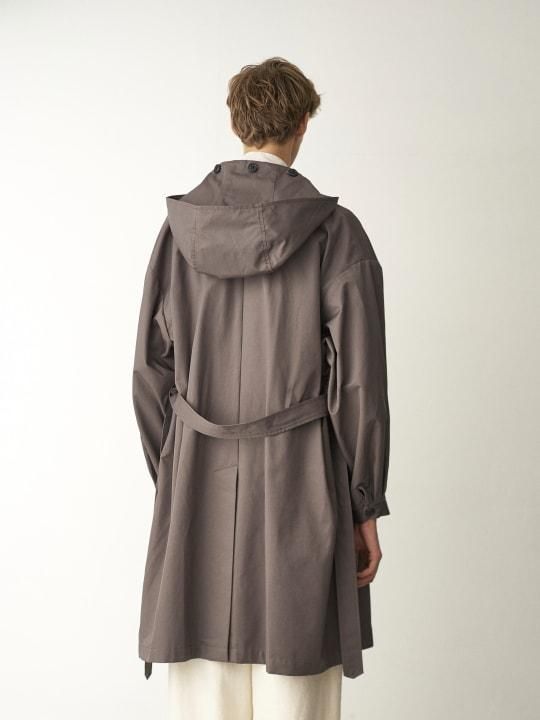 TROVE / GABARDINE COAT / GRAY photo