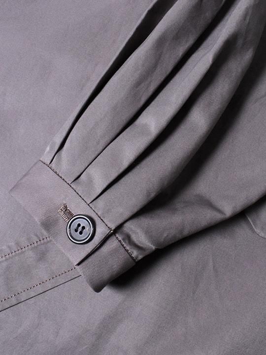 TROVE / GABARDINE COAT / GRAY photo