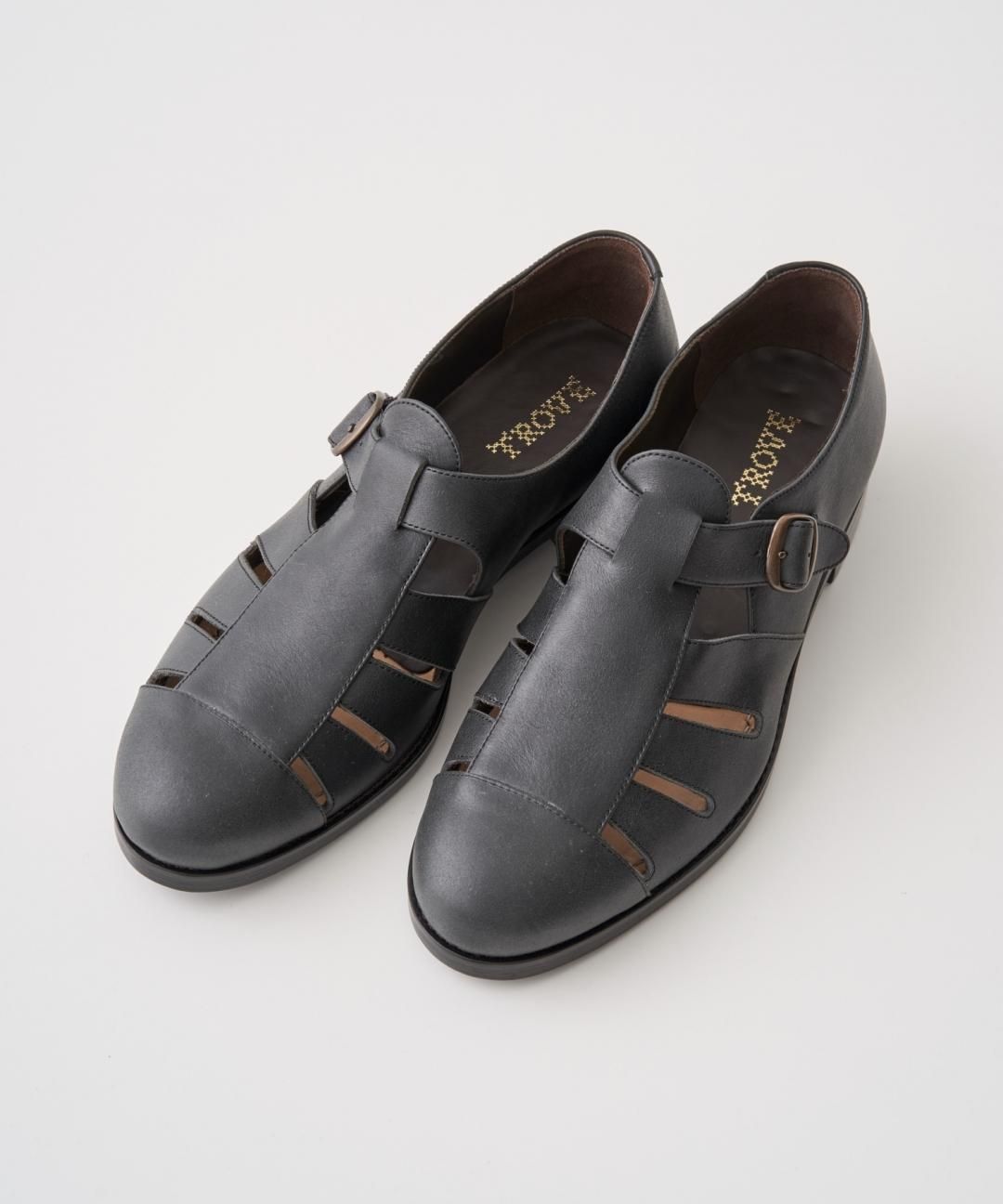 TROVE / LEATHER SHOES / BLACK photo