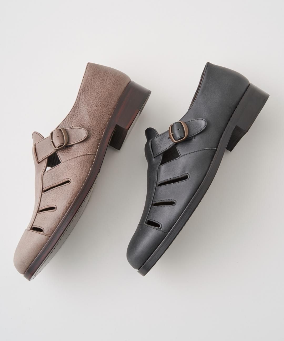 TROVE / LEATHER SHOES / BLACK photo