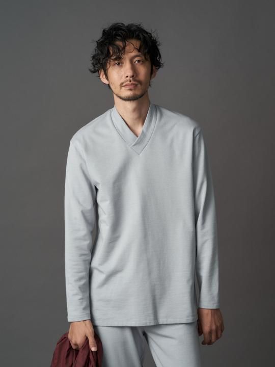 【PRE-ORDER】WAROBE / JUBAN SWEAT / BLUE GRAY photo