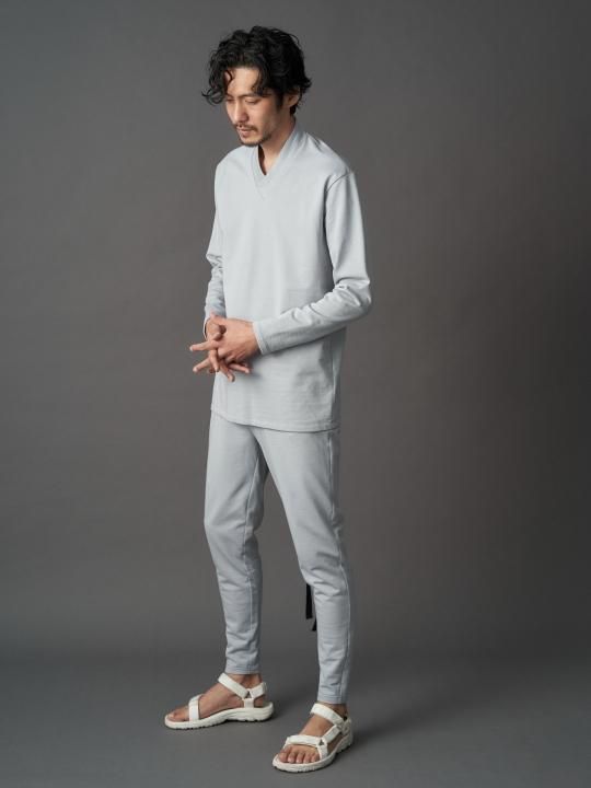 【PRE-ORDER】WAROBE / JUBAN SWEAT / BLUE GRAY photo